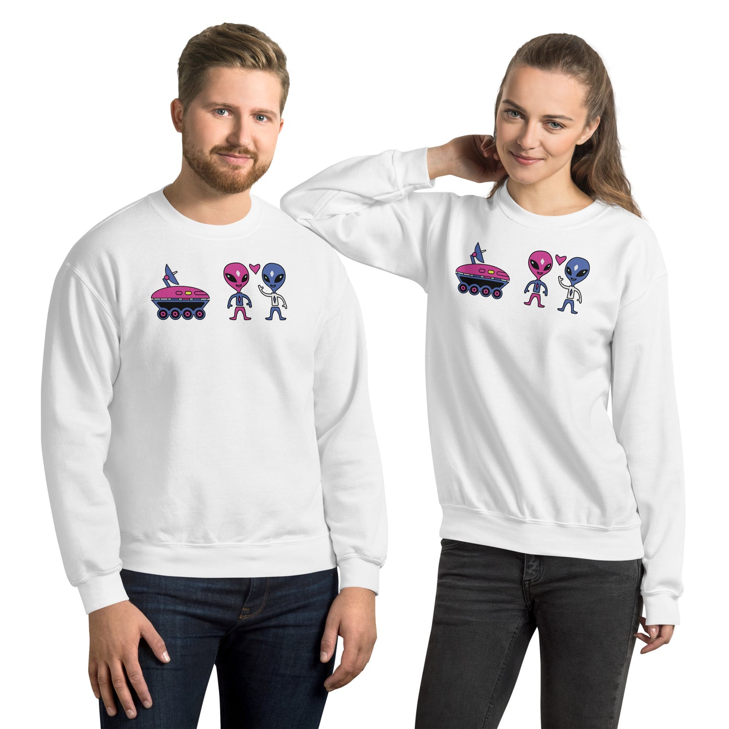 Rover and Aliens Sweatshirt - LuminoPlace