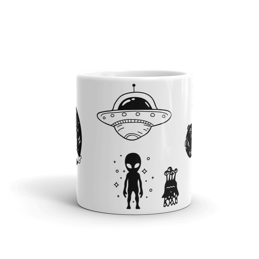 Aliens & Planets - Coffee Mug