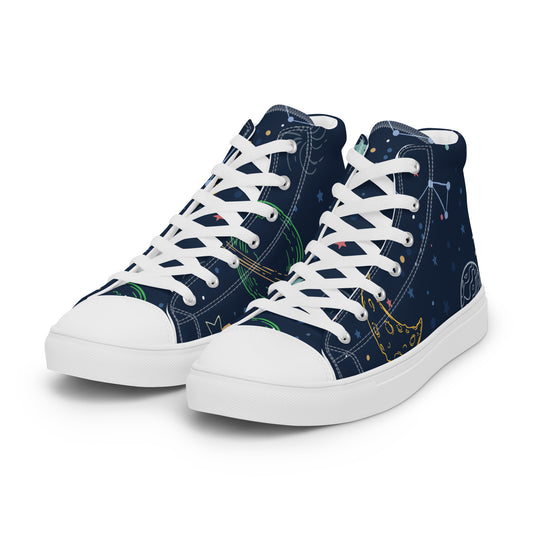 Women’s Night Sky Edition High Top Sneakers - LuminoPlace